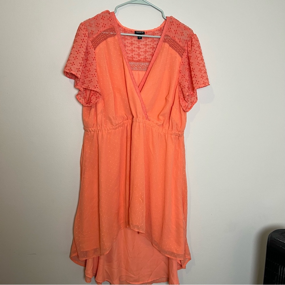 Torrid Polkadot Lace Dress